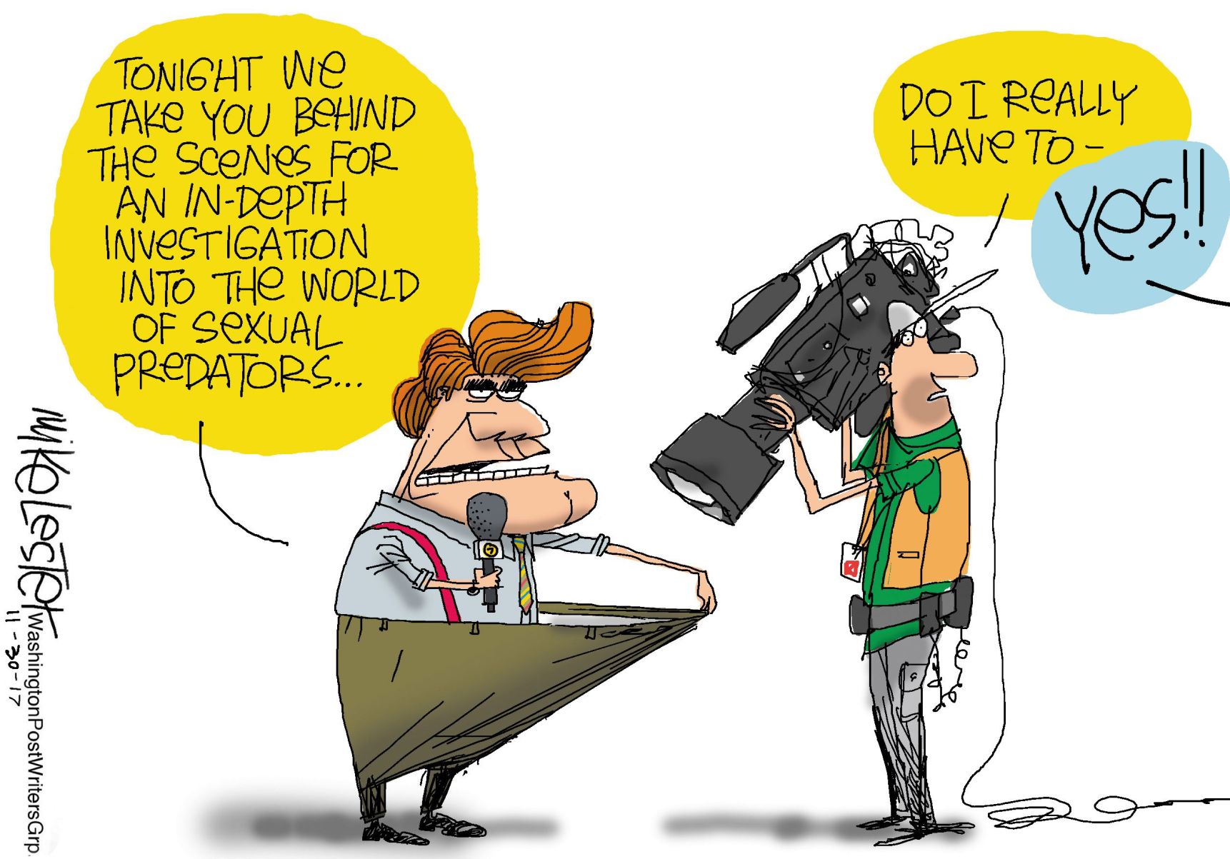 Mike Lester cartoon